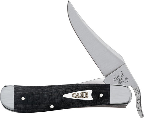 Case Cutlery Russlock Black Canvas Micarta